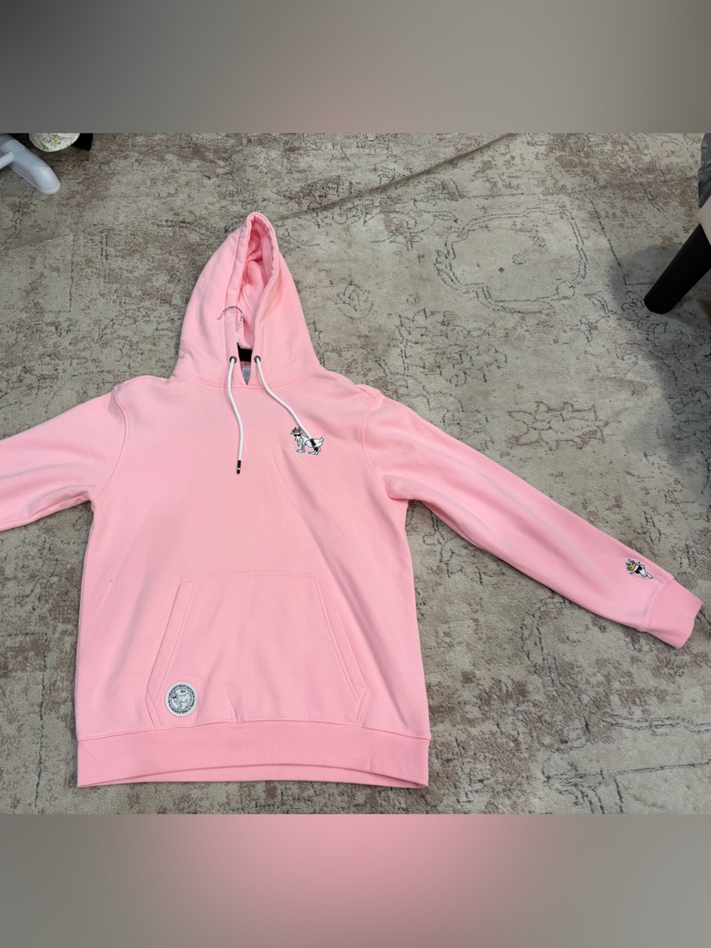 Women's GOAT 🐐 USA Pink Pullover Hoodie – Soft Kangaroo Pocket Hooded Sweatshirt